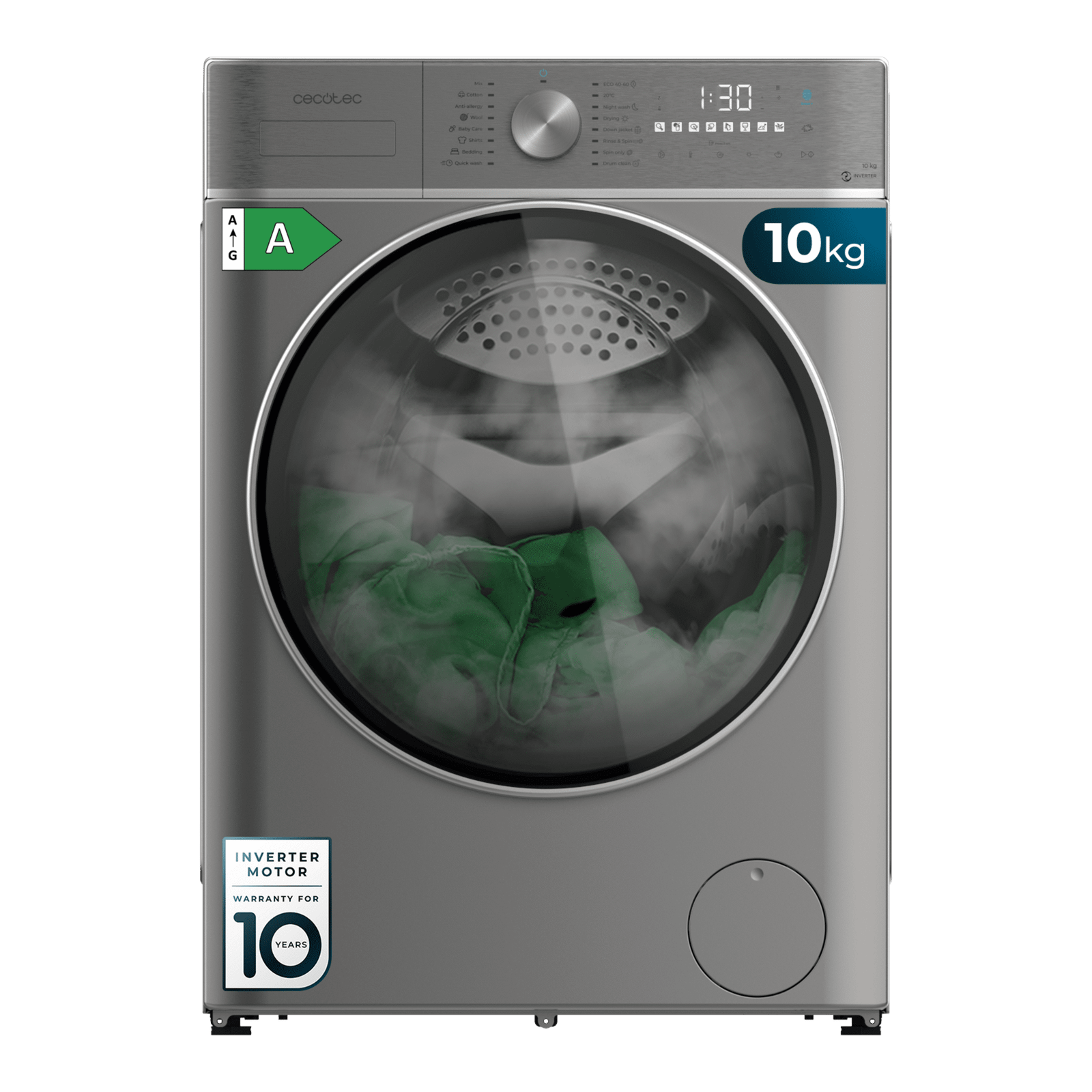 Aspirador Cecotec Bolero Wash&Dry 10680 Inverter Steel