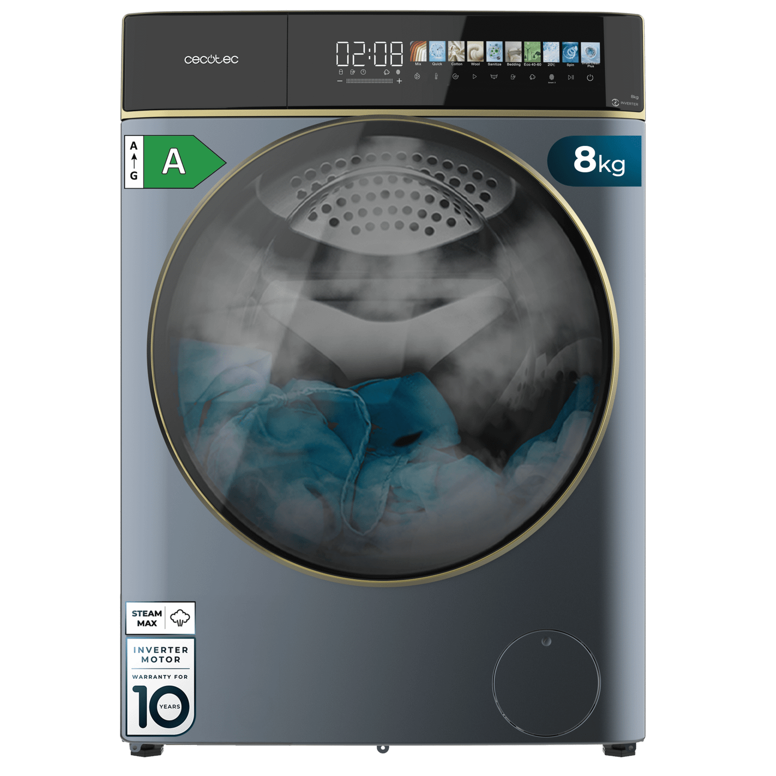 Aspirador Cecotec Bolero Wash&Dry 85900 Inverter Titanium