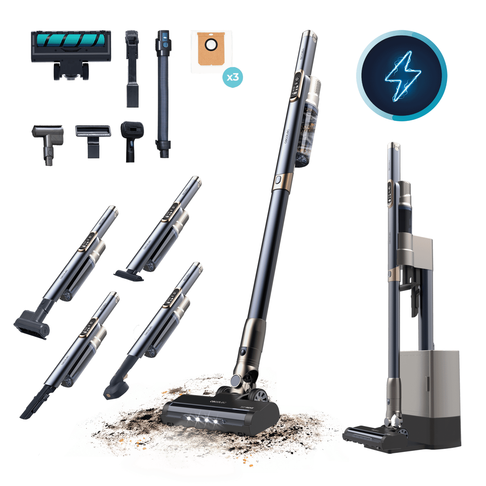 Aspirador Cecotec Scoba 3000 Station