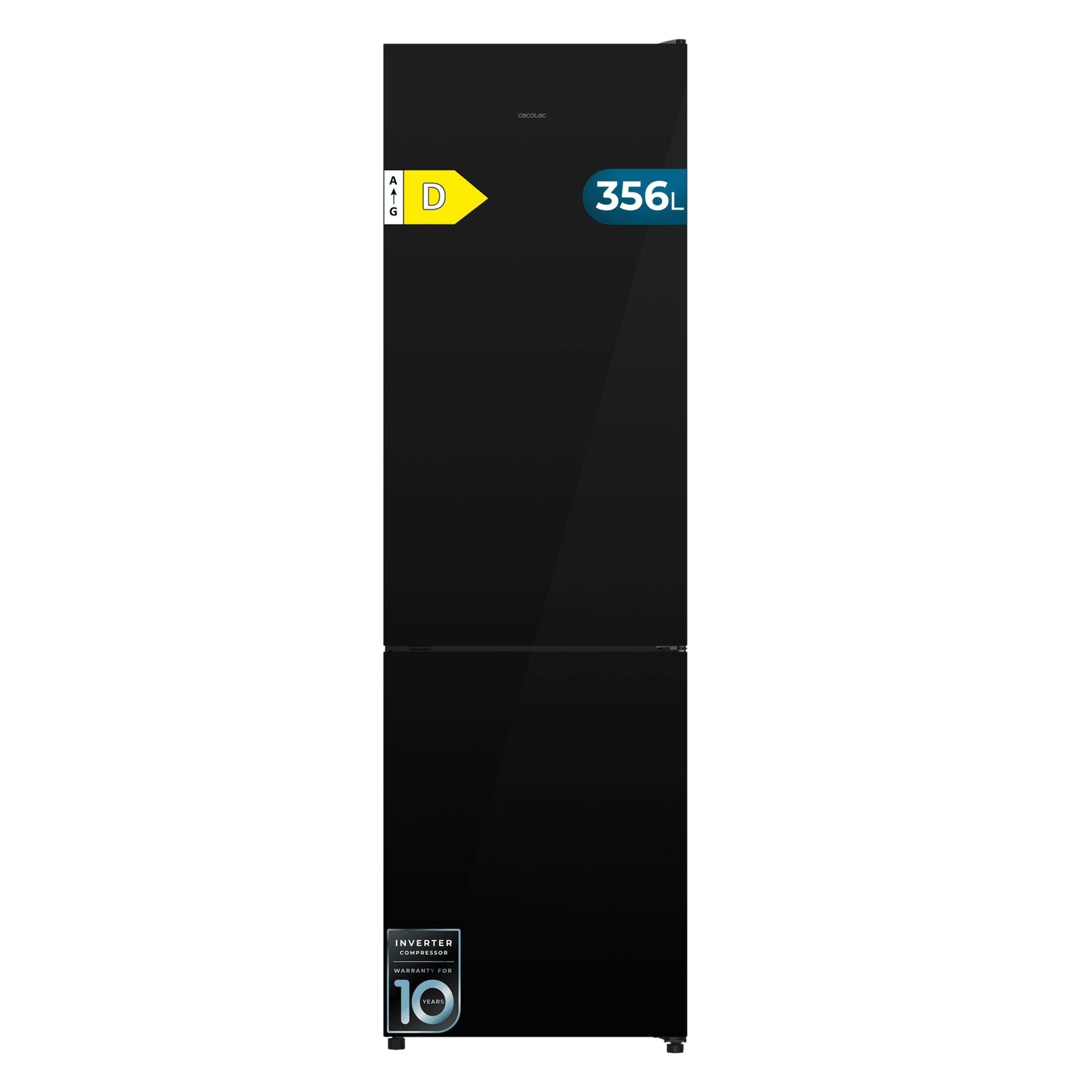 Cecotec Bolero CoolMarket Combi 356i Black Glass D