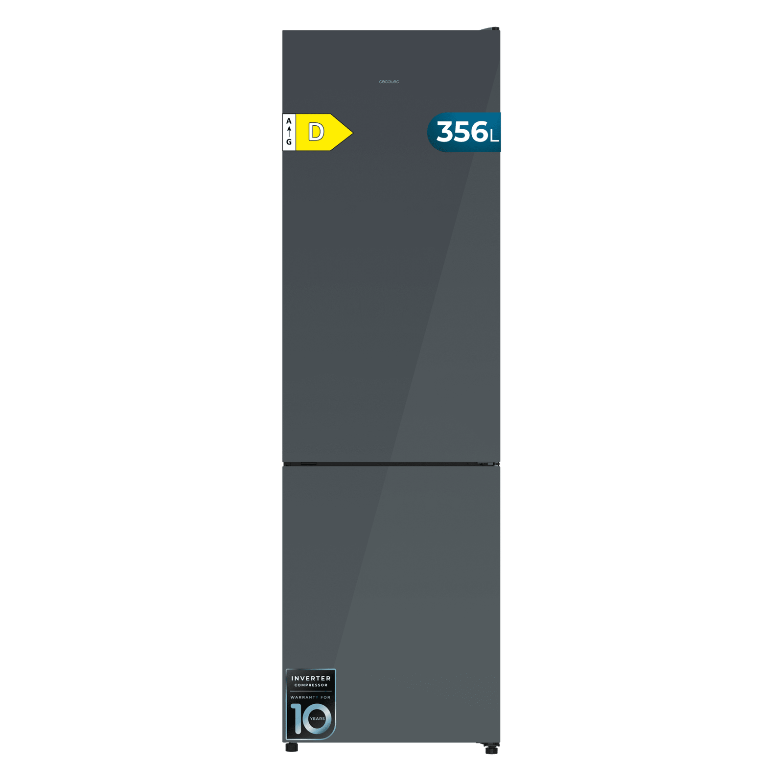 Cecotec Bolero CoolMarket Combi 356i Grey Glass D
