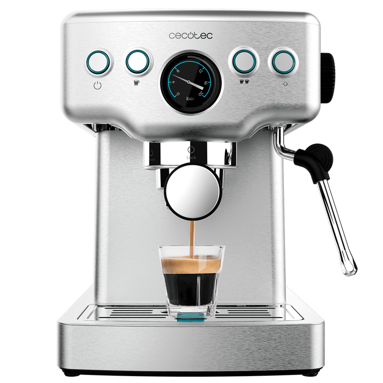 Cecotec Cafetera espresso Power Espresso 20 Barista Mini