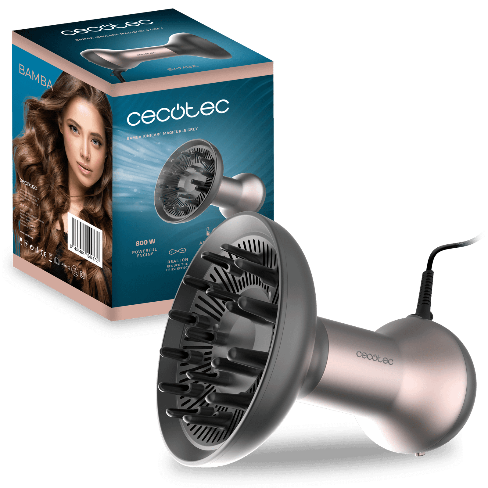 Cecotec Ionicare MagiCurls Grey