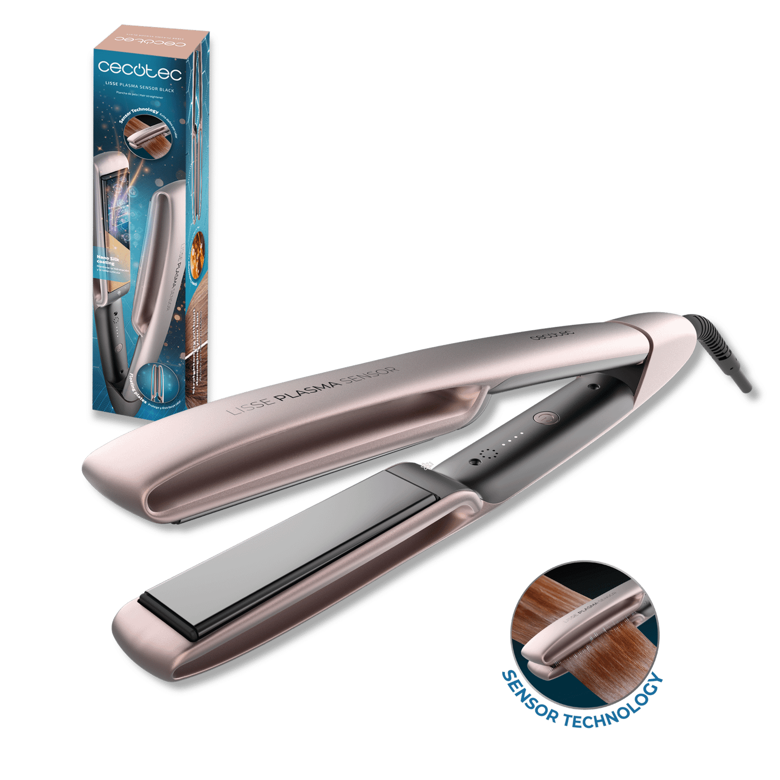 Cecotec Lisse Plasma Sensor Black