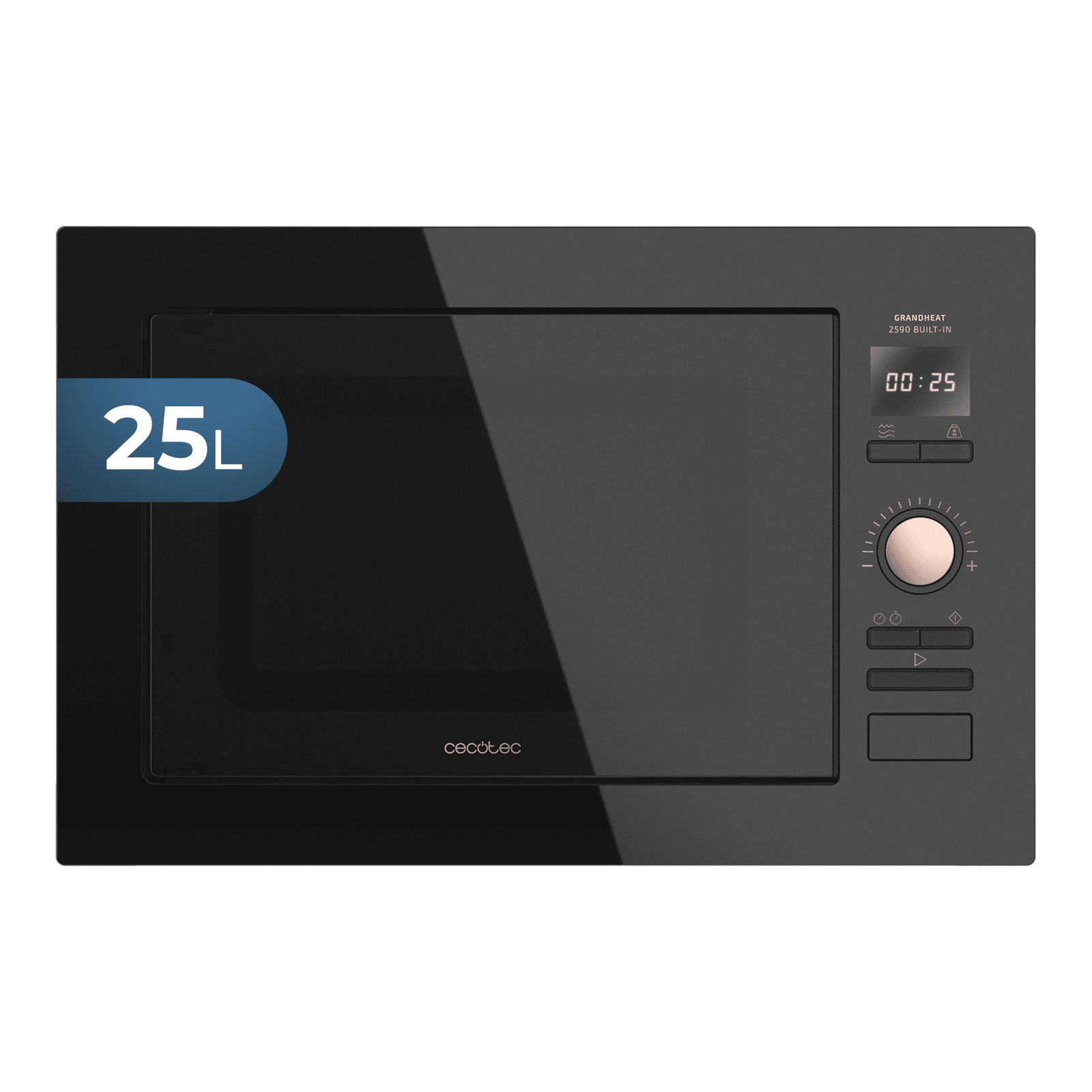 Cecotec Microones encastrable GrandHeat 2590 Built-in BlackRose