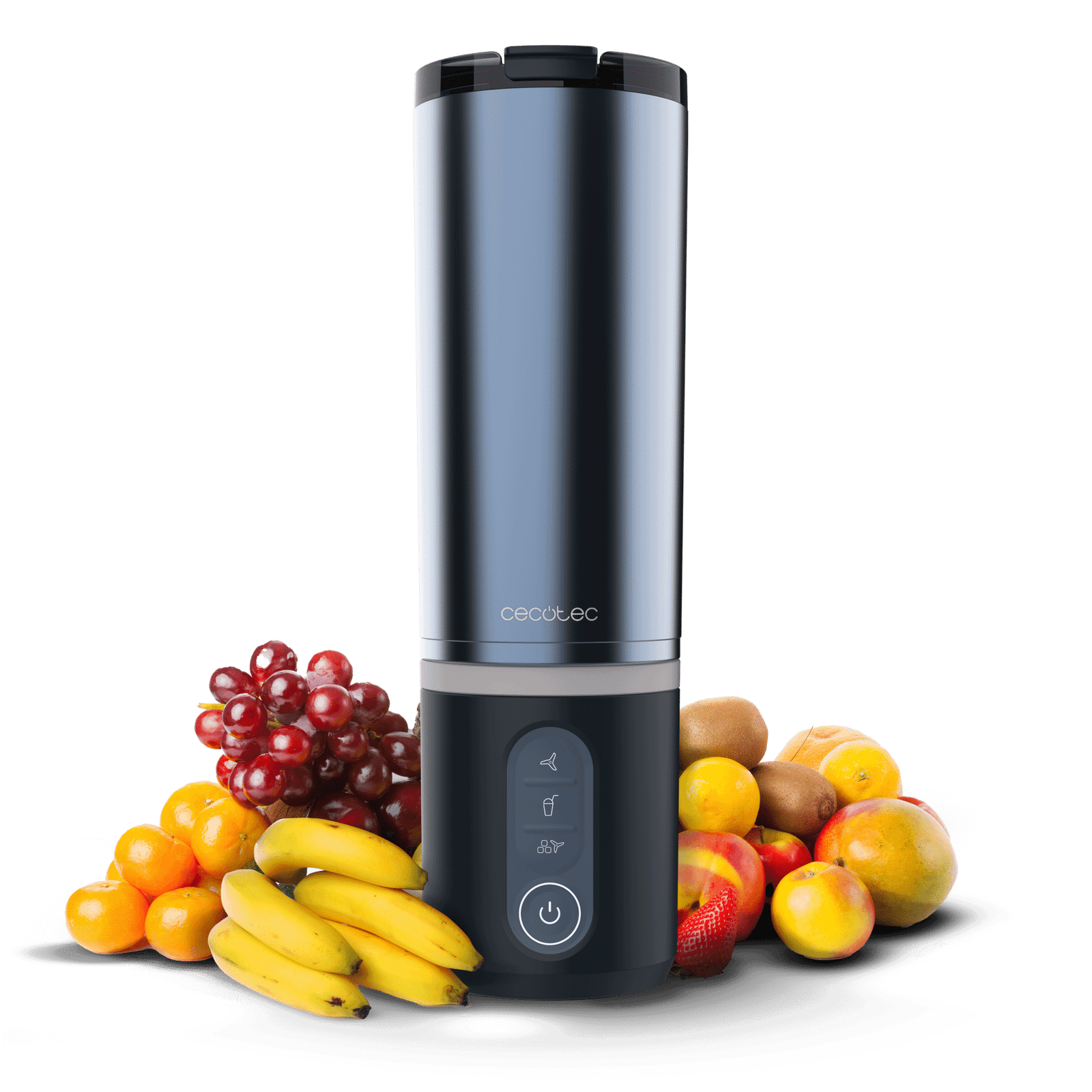 Cecotec Power Titanium Shake2Go Dark Steel