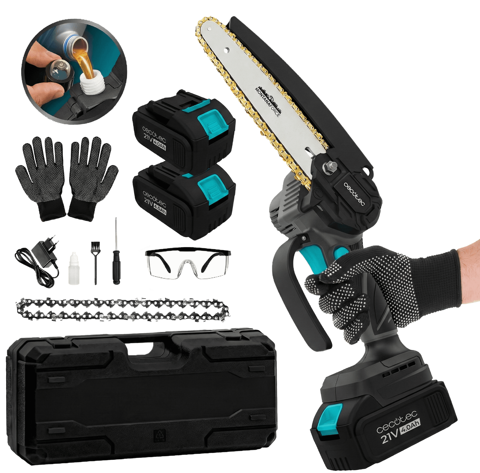 Cecotec serra de podar MontanaForce 6400 Hand