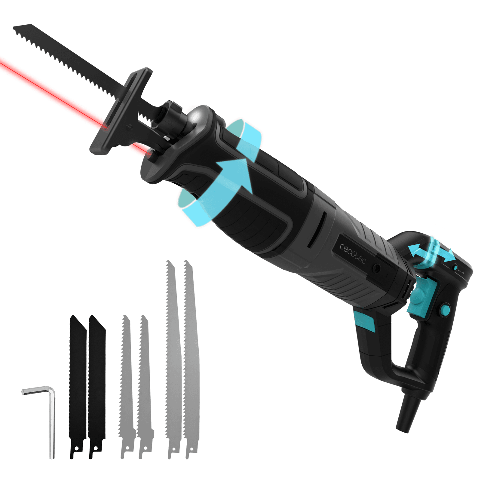 Cecotec Serra de sabre LongFlex 900 ShockAbsorber