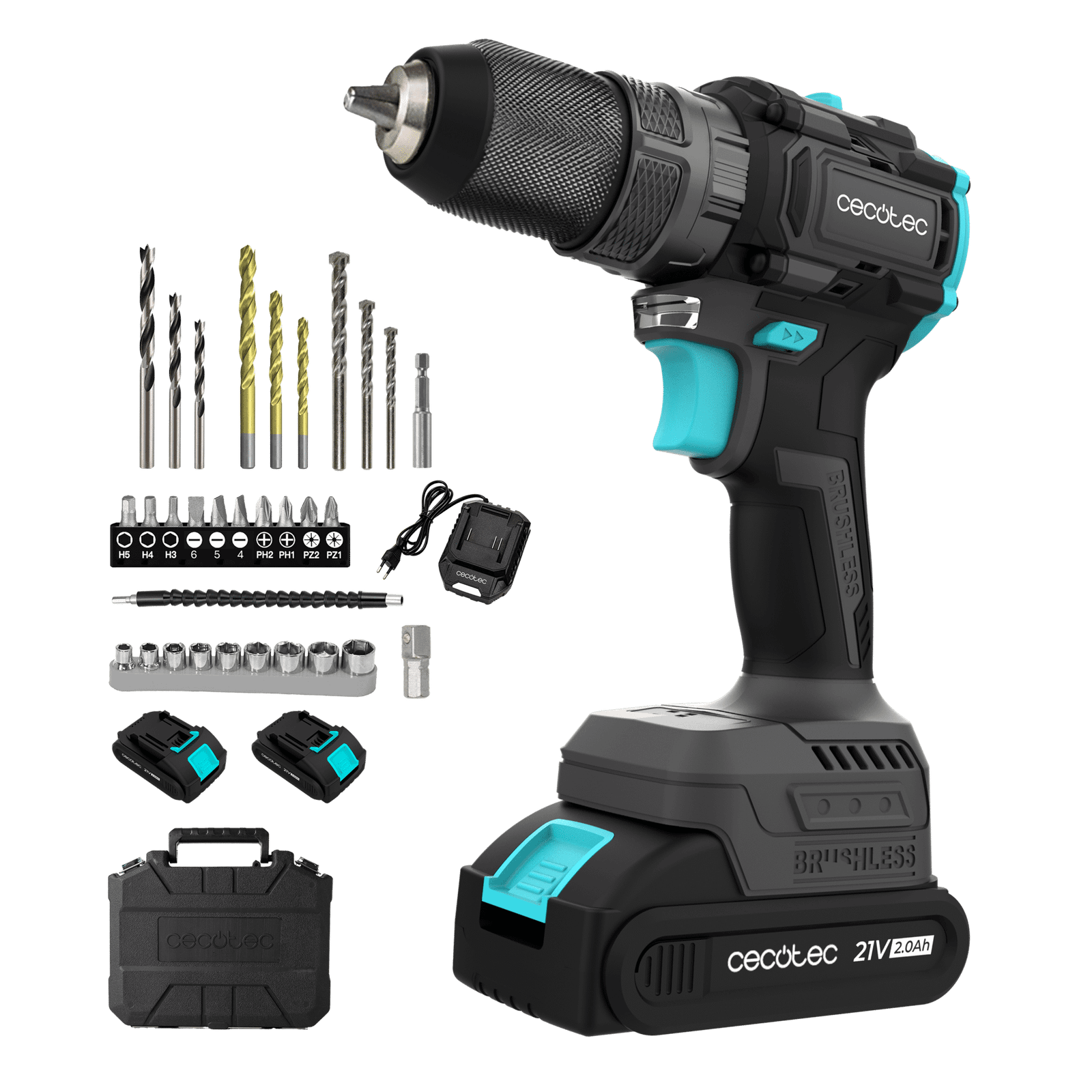 Cecotec Trepant percutor PowerForce 3000 Impact Brushless