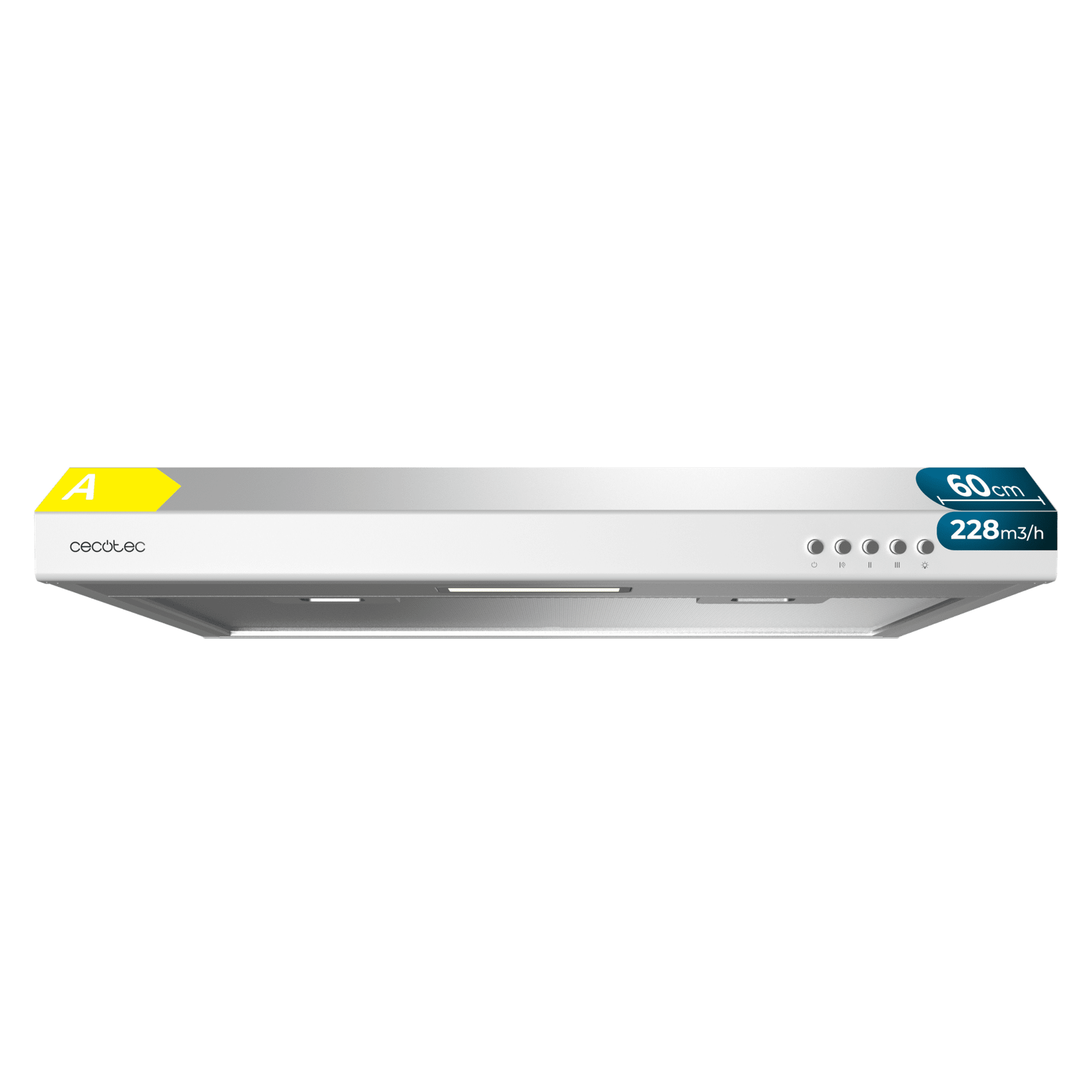 Campana extractora Cecotec Bolero Flux CM 602100 White A