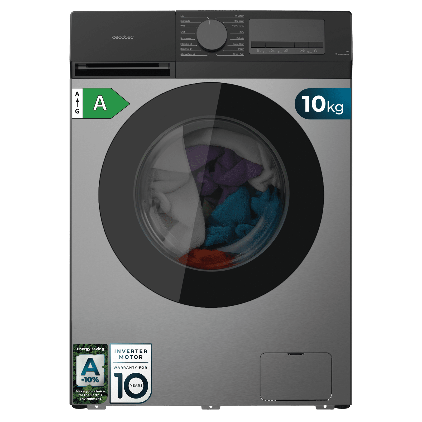 Rentadora Cecotec Bolero DressCode 10450 Inverter Steel