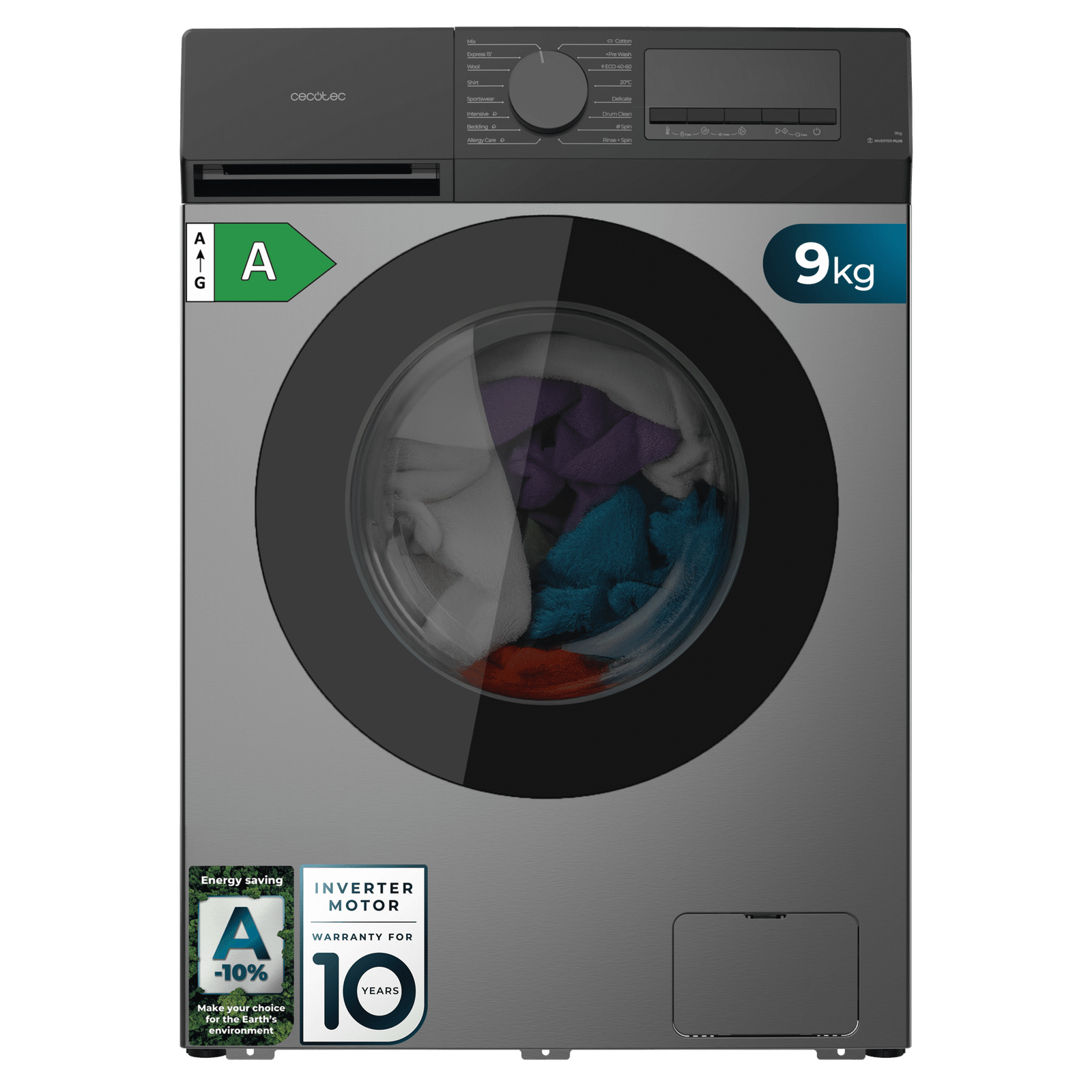 Rentadora Cecotec Bolero DressCode 9450 Inverter Steel