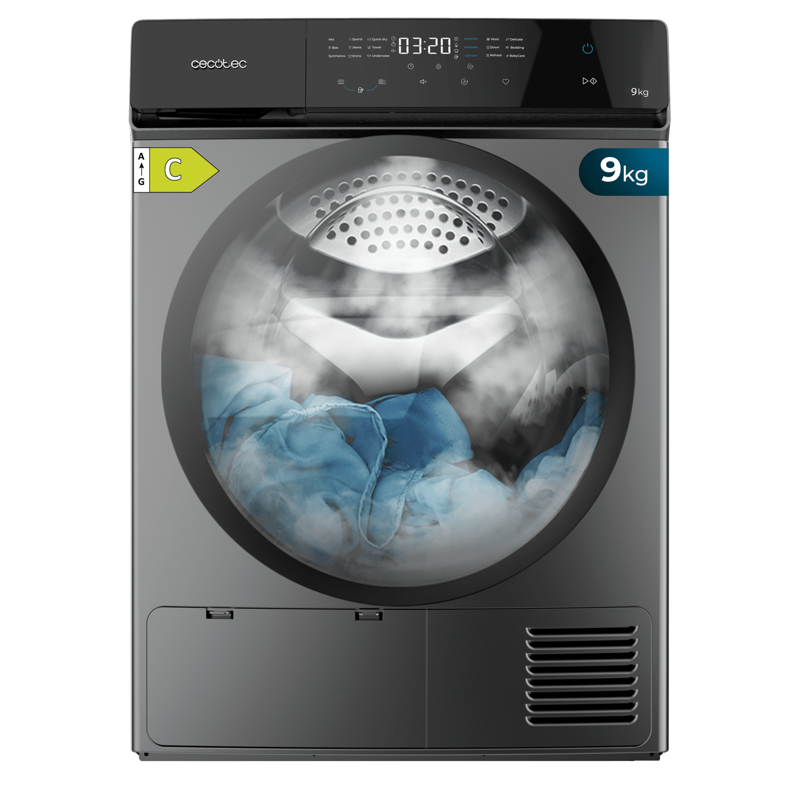 Rentadora Cecotec Bolero DressCode Dry 9400 Inverter Steel