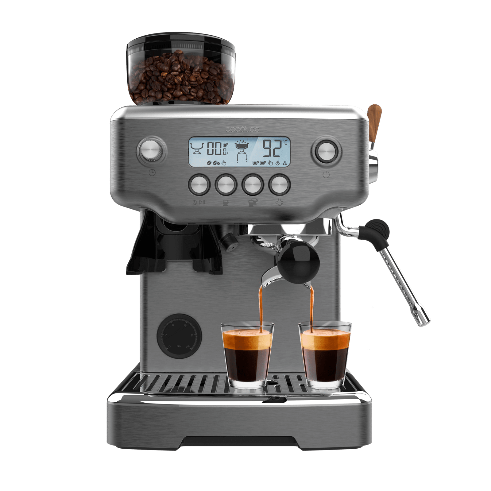 Power Espresso 20 Barista Steel & Grind