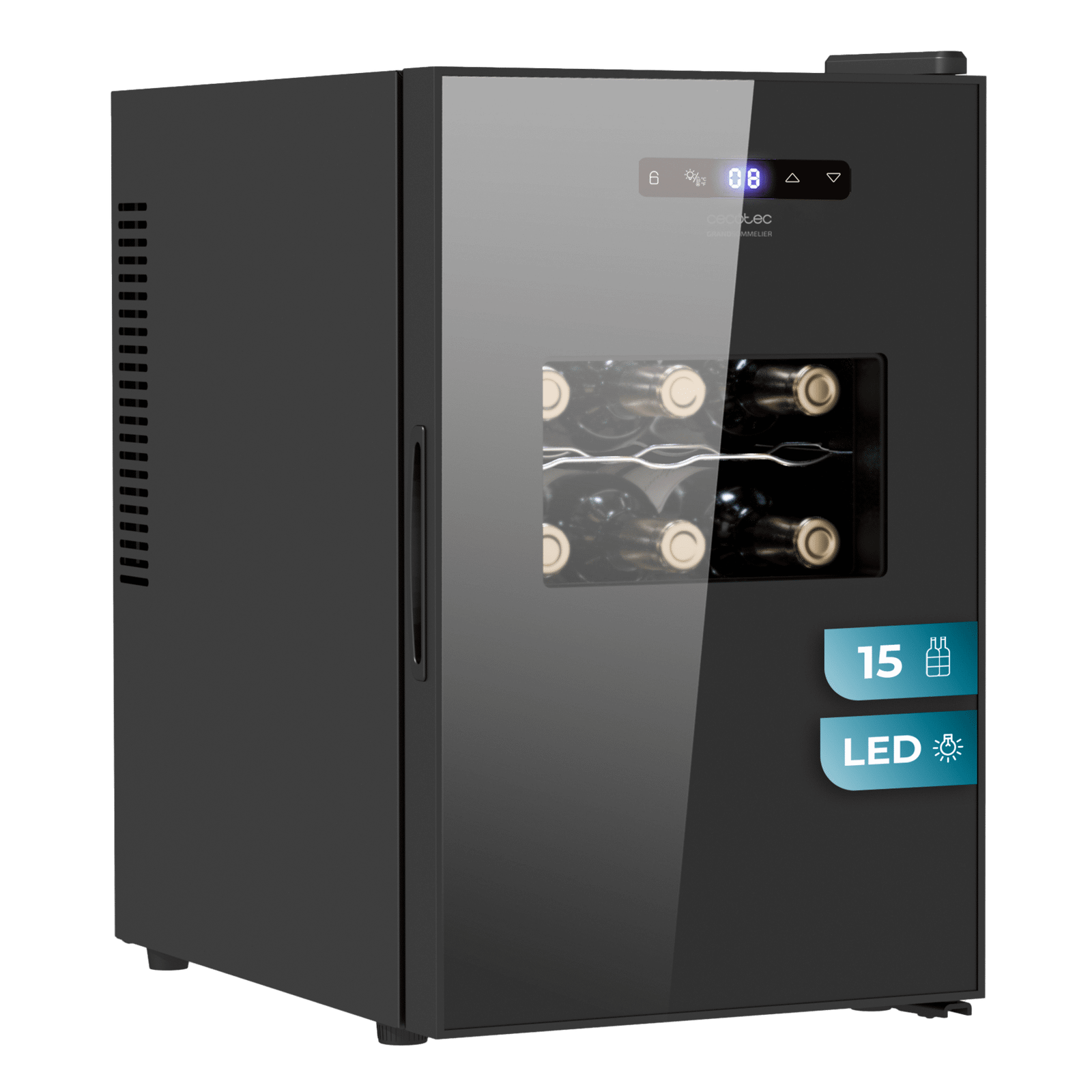 Vinoteca Cecotec Bolero GrandSommelier 1550 CoolCrystal