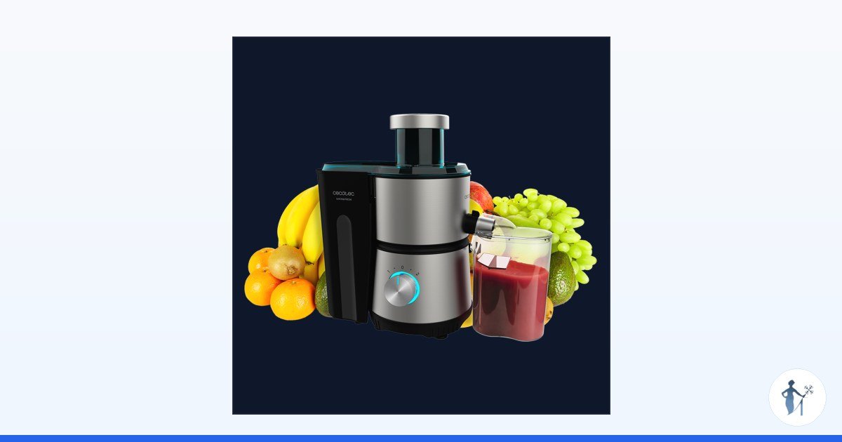 Licuadora Cecotec Juice&Fresh 400 Titan Black