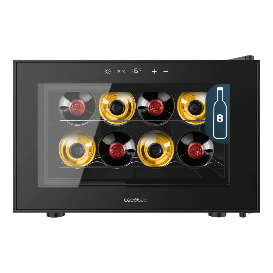 Vinoteca Cecotec Bolero GrandSommelier 800H CoolCrystal